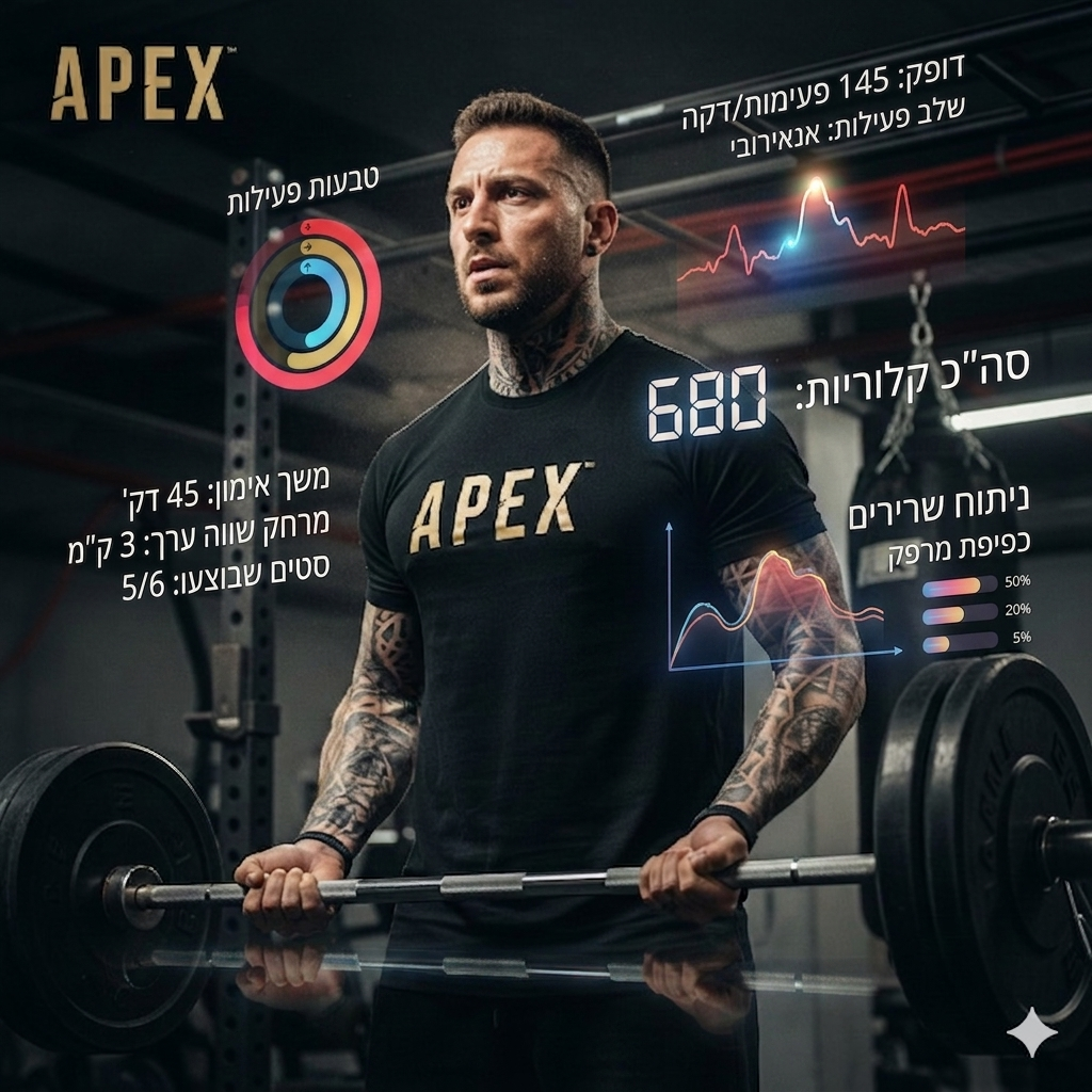 APEX PULSE הצמיד שמשדרג כל אימון