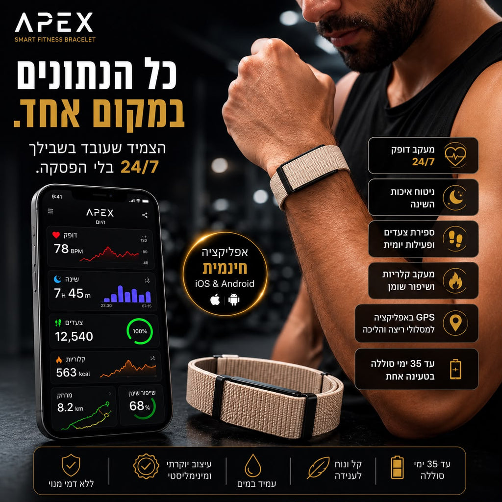 APEX Pulse | צמיד בריאות חכם
